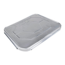 13" x 11" Aluminum Foil Lids for Half-Size Aluminum Steam Table Pans